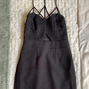 Black Lacy Dress - size 0